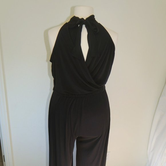 Halter Wide Leg Jumpsuit - Picture 2 of 6